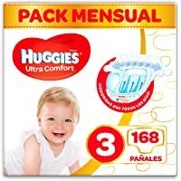 Los mejores  - Huggies Ultra Comfort Pañales Talla 3 (4-9 Kg) - 168 Pañales
